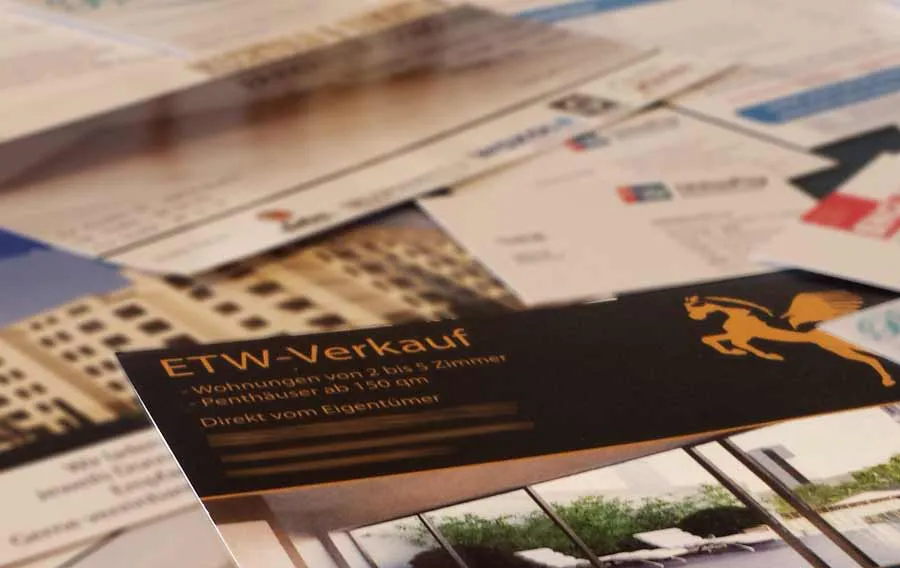 Flyer, Visitenkarten, Briefpapier